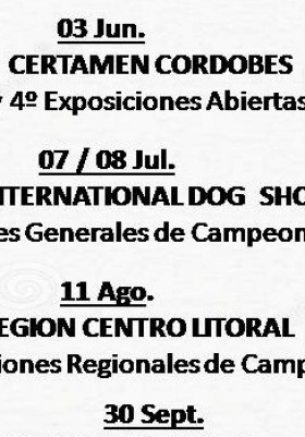 Agendá nuestras proximas exposiciones 2018!!...
